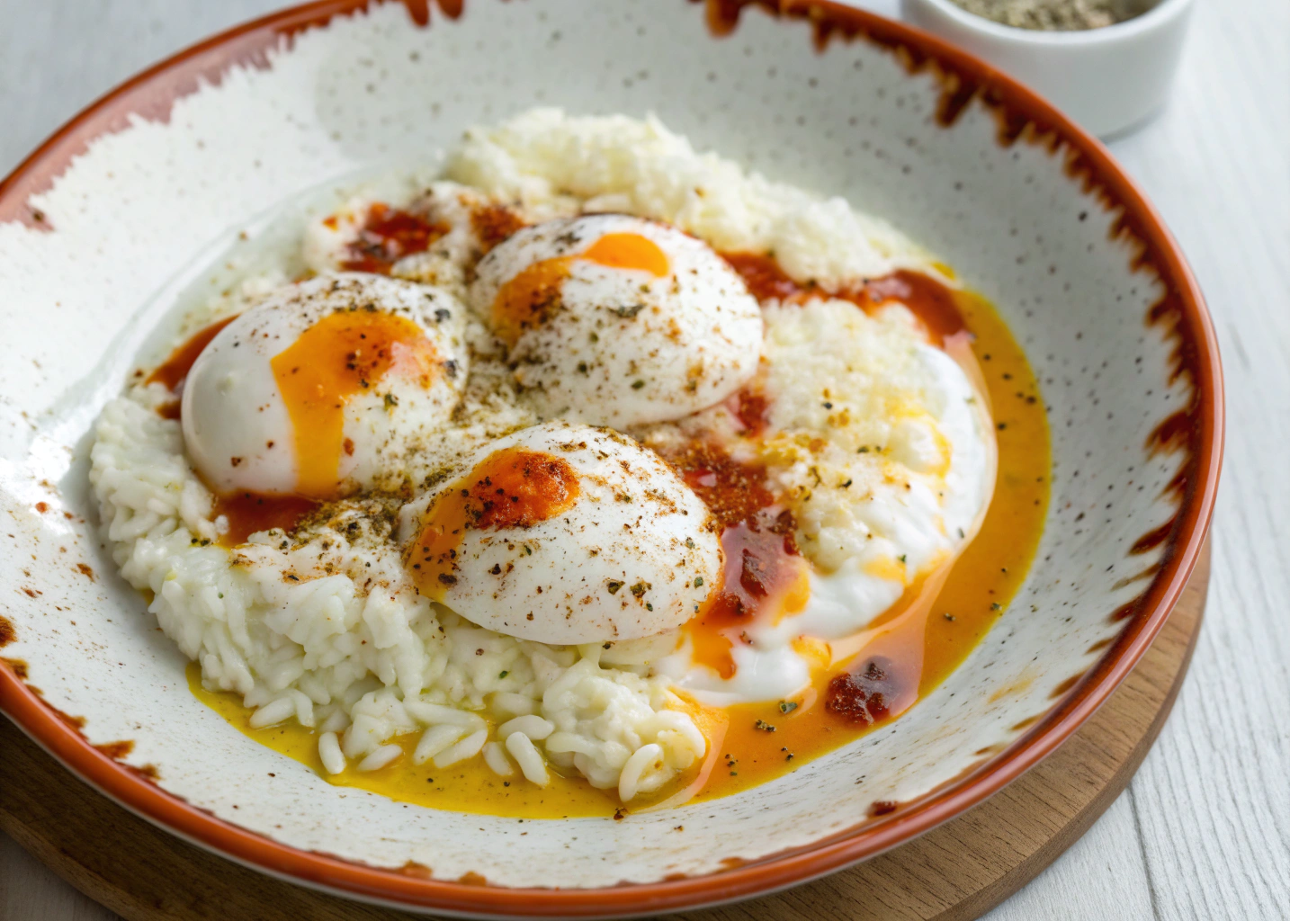 Turkish Eggs With Garlicky Yogurt and Spicy Butter Sauce
