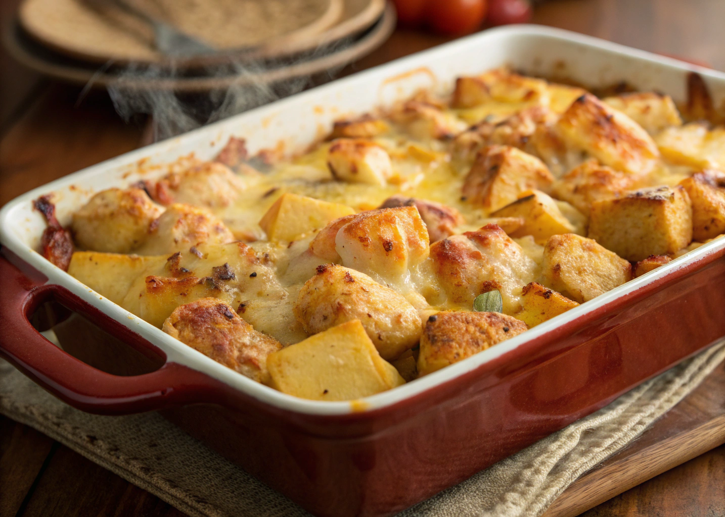 Warm, Cheesy, and Delicious: My Go-To Chicken Tater Bake Recipe