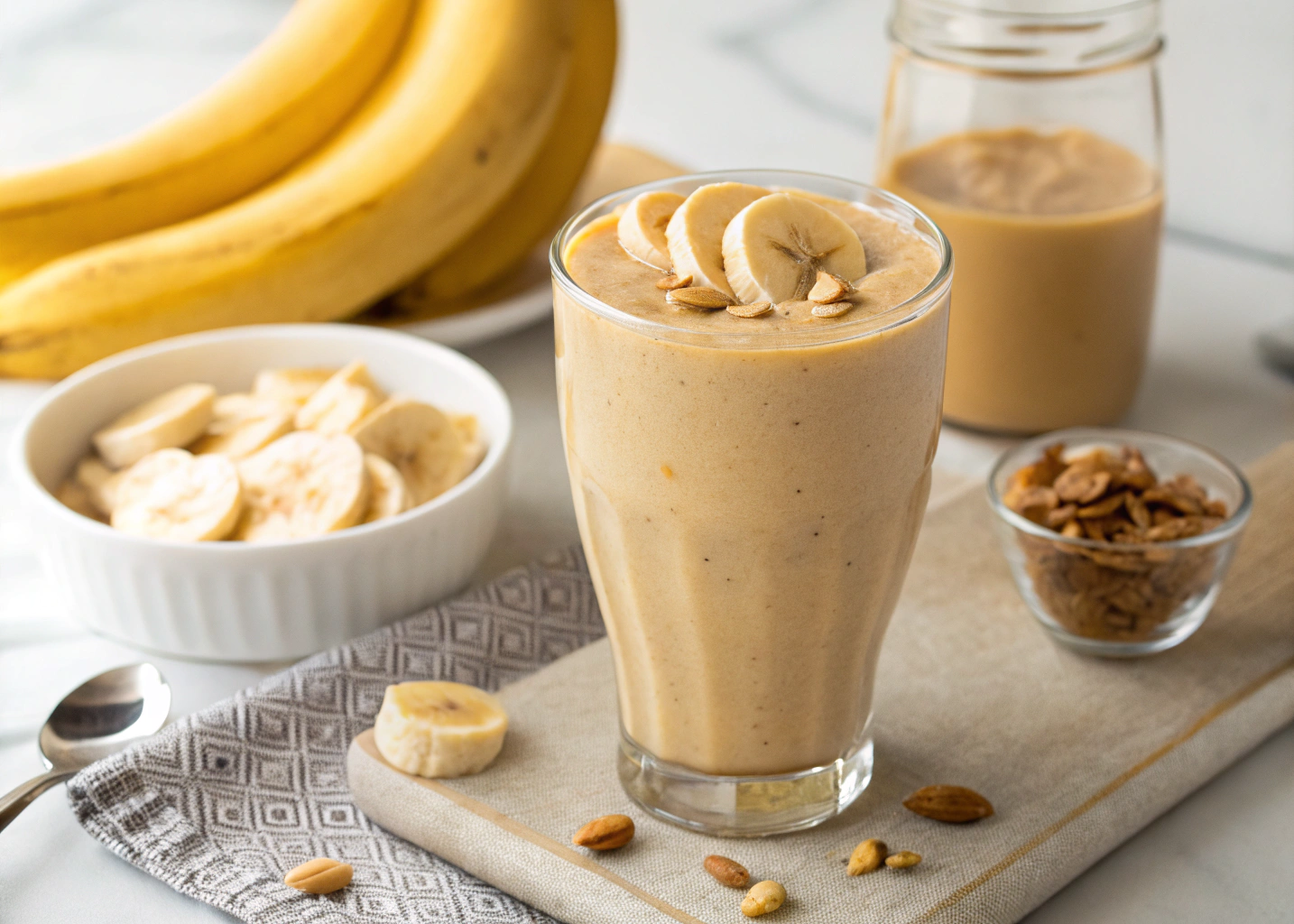 Fuel Your Day with This Delicious Peanut Butter Banana Smoothie Recipe