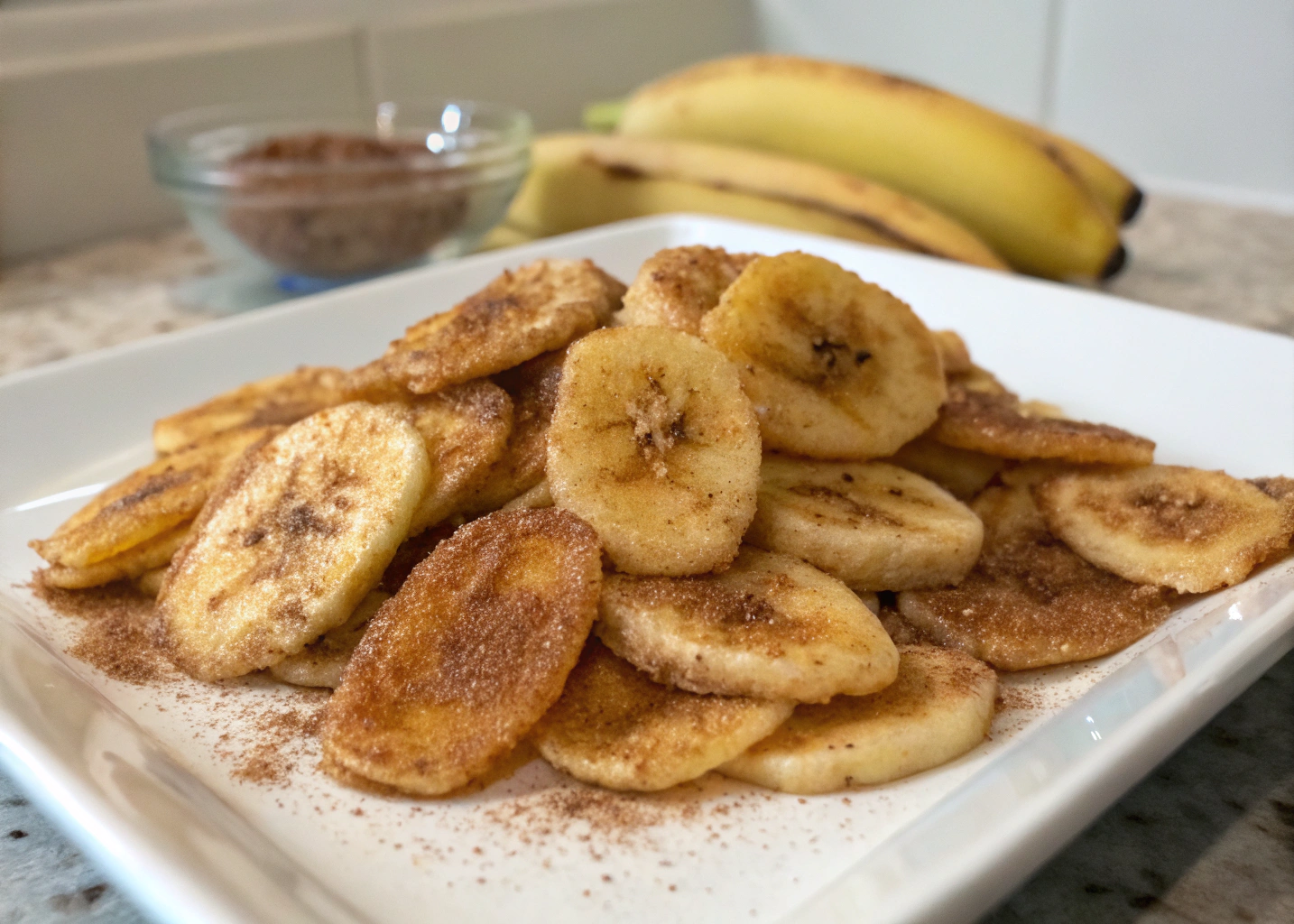 Healthy Indulgence: Make Delicious Cinnamon Sugar Banana Chips in Your Air Fryer