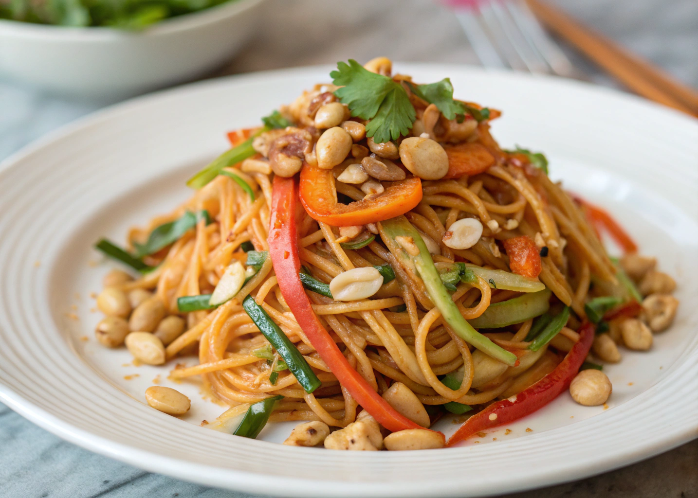 How I Make Spicy Peanut Noodles in Under 20 Minutes