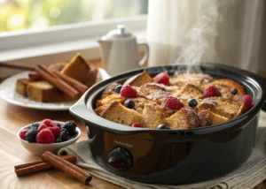 Wake Up to the Comfort of Slow Cooker French Toast Casserole
