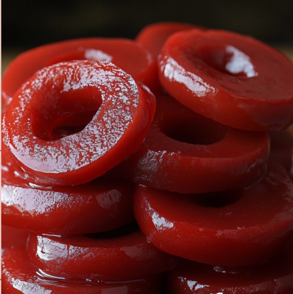 Old-Fashioned Red Cinnamon Apple Rings – A Sweet & Spicy Retro Treat ...