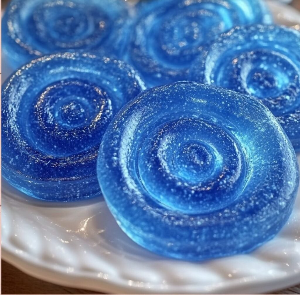 Dazzling Blue Raspberry Candy Swirls – A Fun & Fruity Homemade Treat ...