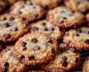Crispy & Chewy Rice Krispie Chocolate Chip Cookies: A Fun Twist