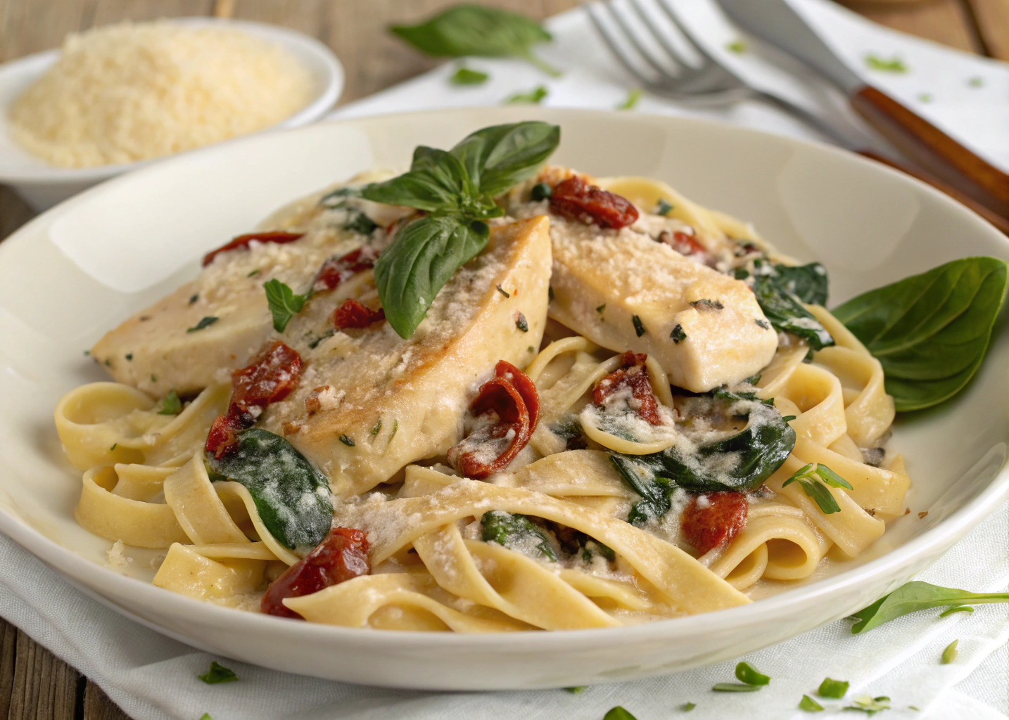 Creamy Tuscan Chicken Pasta: A Flavor-Packed Weeknight Dinner