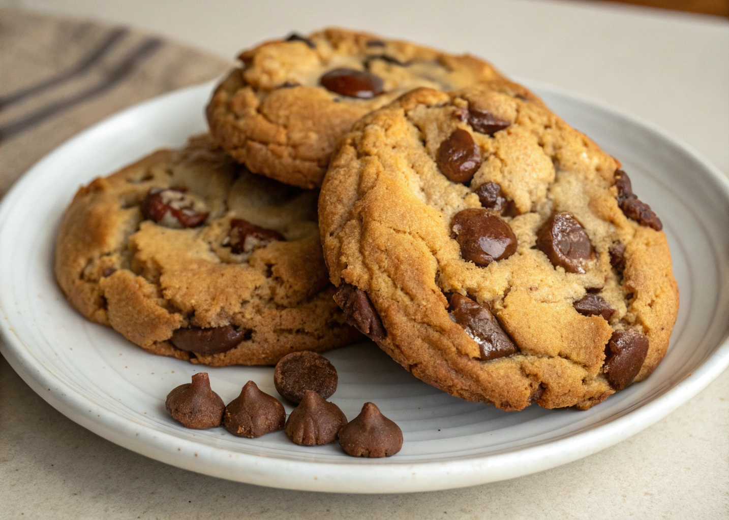 Decadent Triple Chocolate Chip Cookies: Pure Cookie Perfection