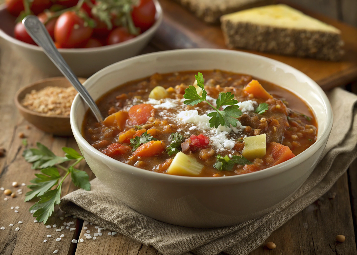 Hearty Lentil Vegetable Soup: A Warm