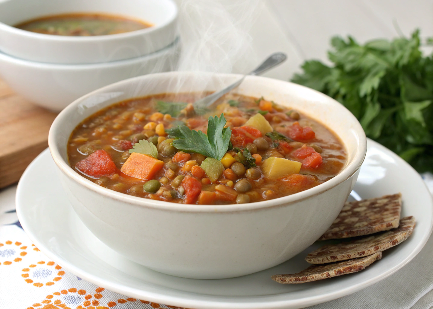 Hearty Lentil Vegetable Soup: A Warm
