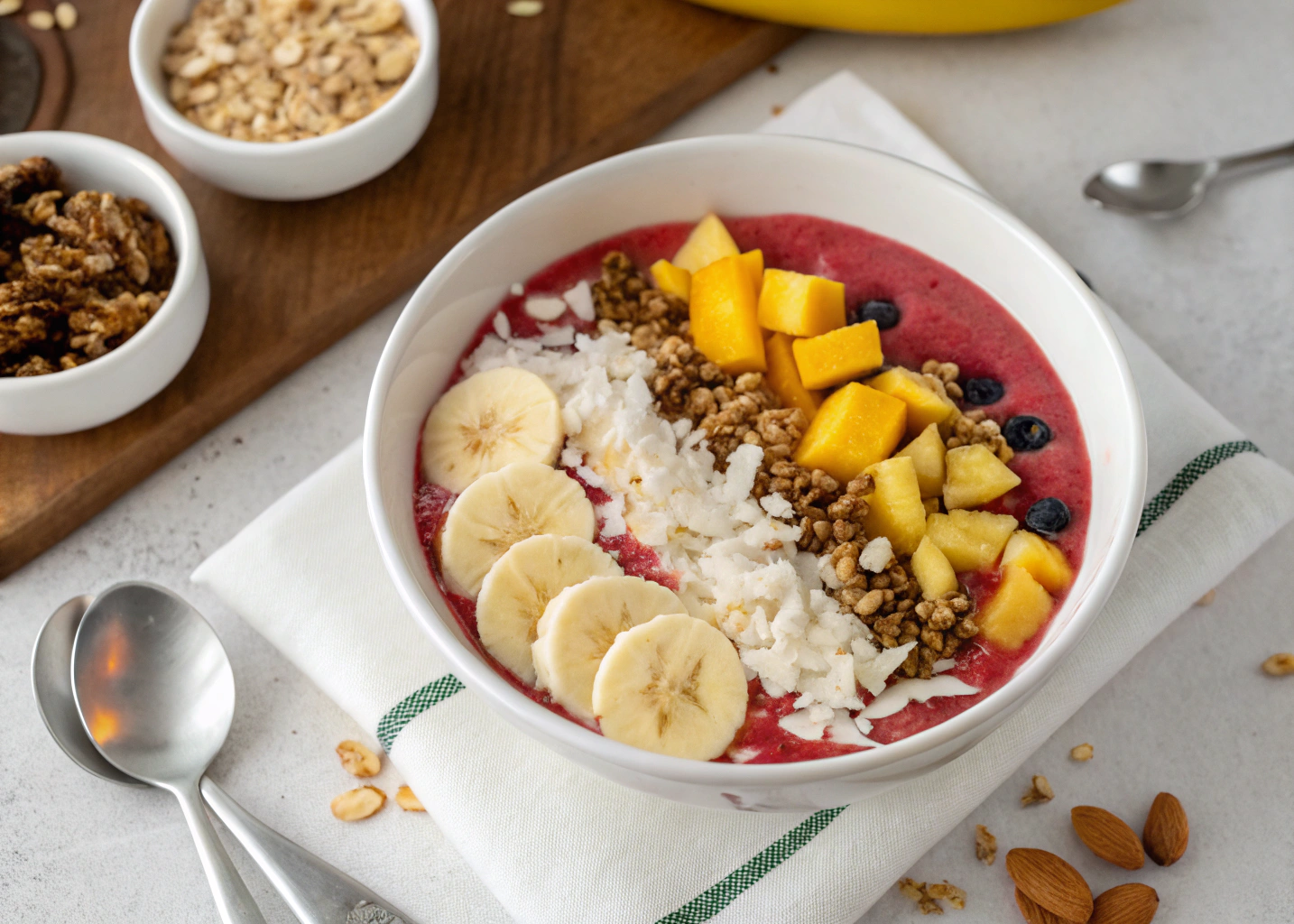 How I Make My Favorite Breakfast Smoothie Bowl in 5 Minutes