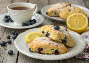 Lemon Blueberry Scones: Perfect for Tea Time or Breakfast