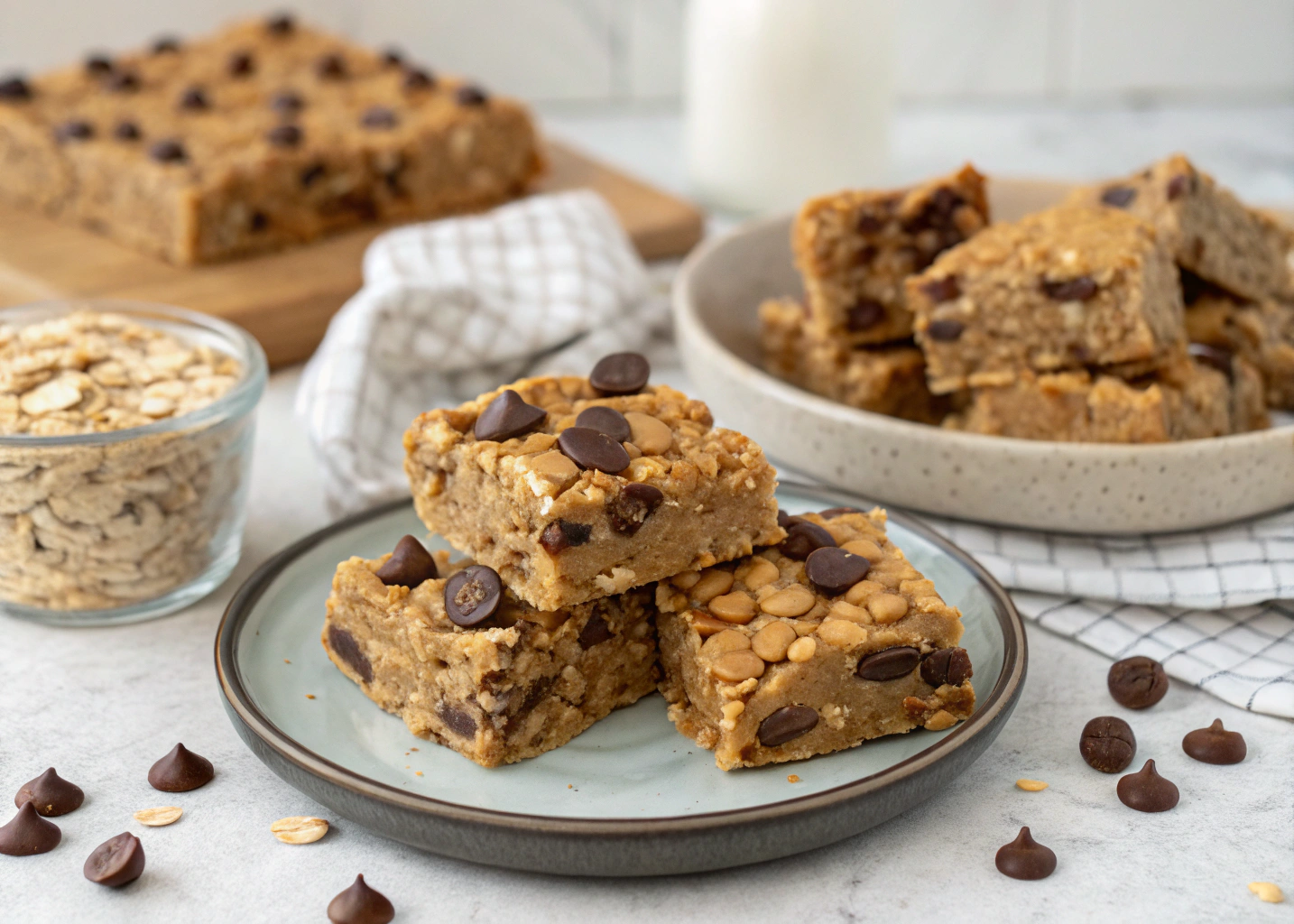 No-Bake Peanut Butter Chocolate Oatmeal Bars: My Favorite Quick