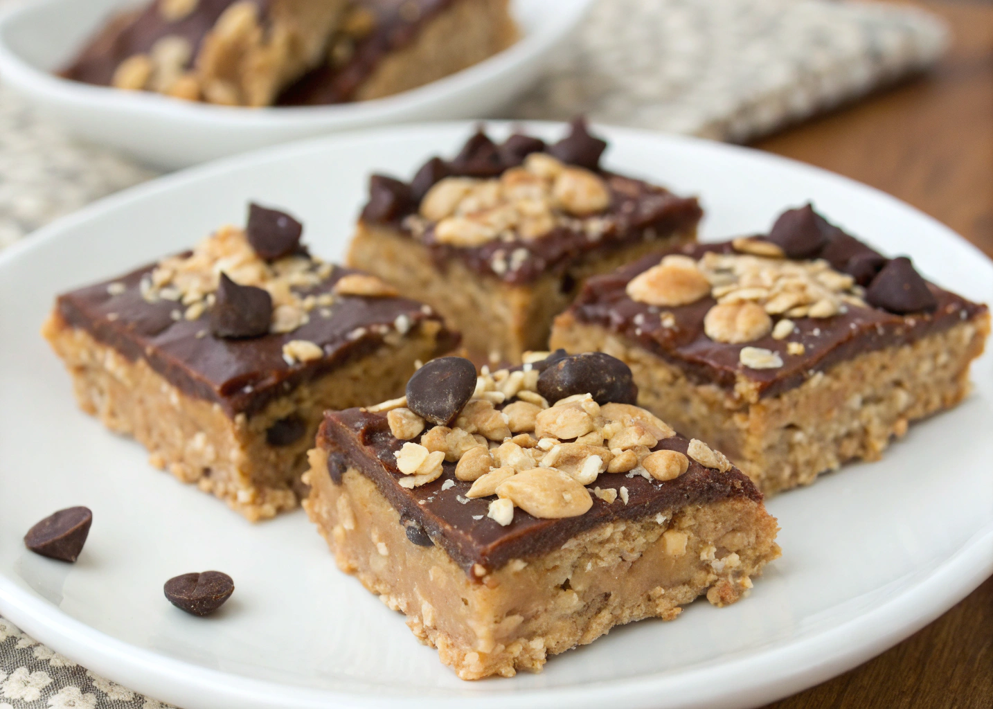 No-Bake Peanut Butter Chocolate Oatmeal Bars: My Favorite Quick