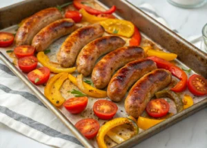 Sheet Pan Sausage and Peppers: Simple