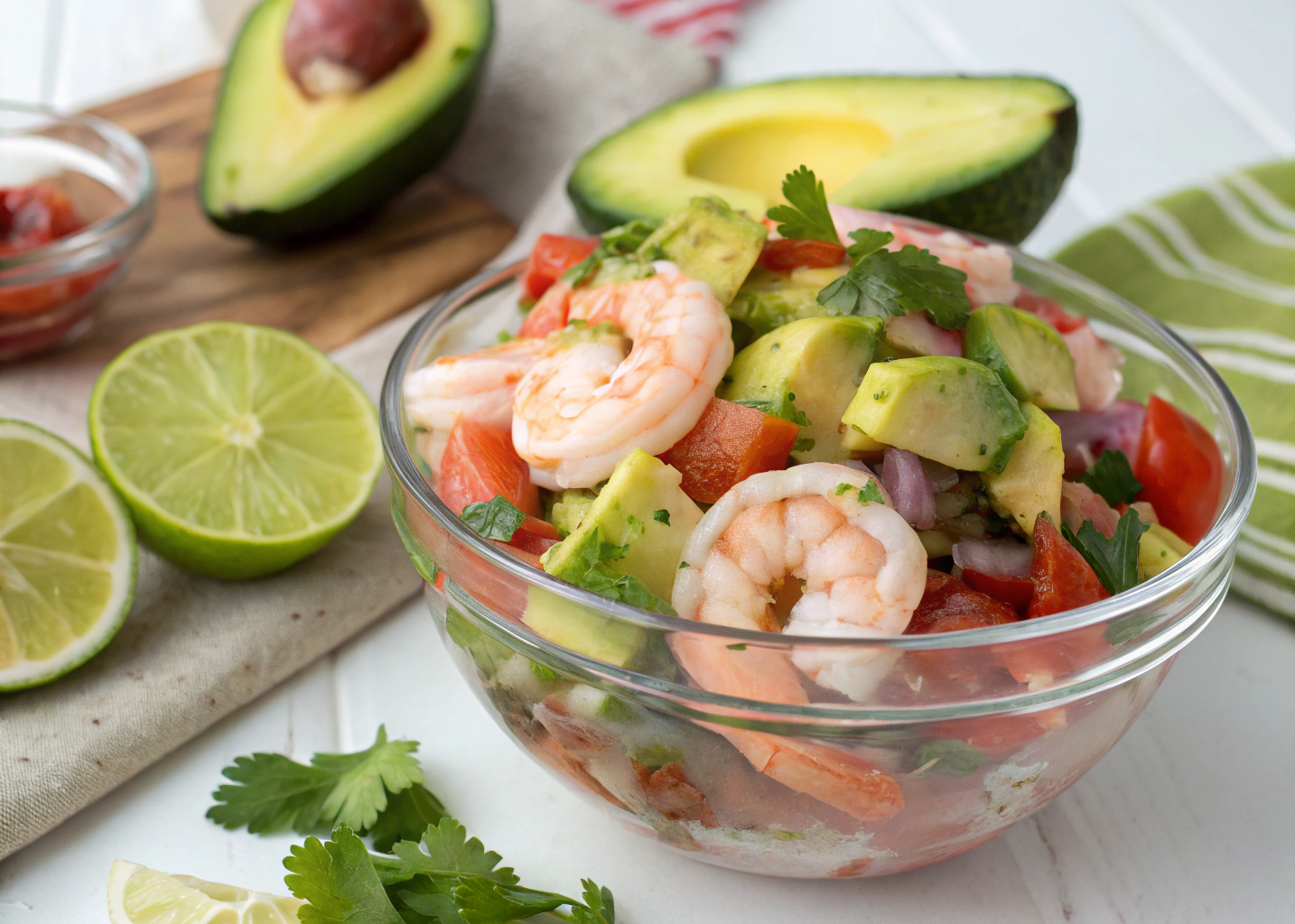 Zesty Shrimp Ceviche with Avocado: Refreshing Summer Appetizer