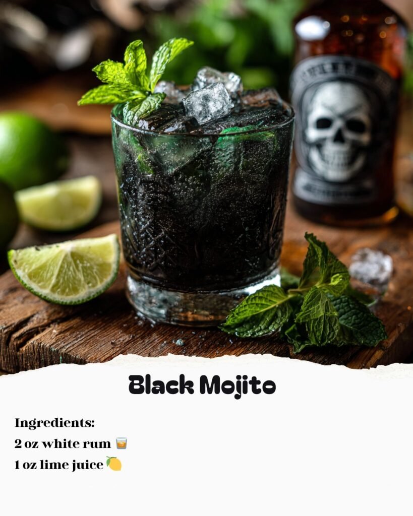 Wicked Black Mojito Your New Favorite Halloween Or Gothic Party