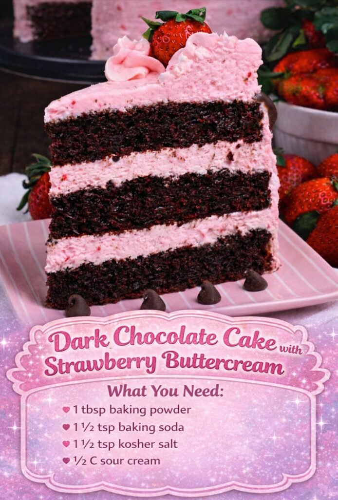 Bakery-Style Chocolate Strawberry Drip Cake with Kahlua Ganache ...