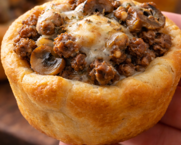 Easy Beef and Mushroom Crescent Cups Recipe