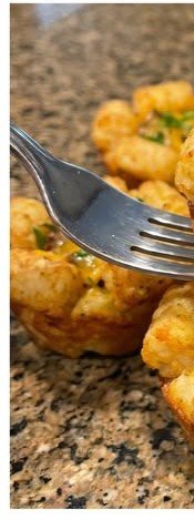Easy Garlic Butter Burger Tot Cups Recipe ingredients