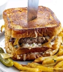 Crispy Texas Toast French Onion Patty Melt Recipe