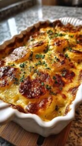 Easy Homemade Scalloped Potatoes (Rich, Cheesy & Tender)