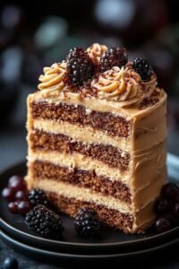 Rich Mocha Cake with Espresso Buttercream Frosting