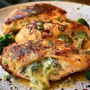 The Best Broccoli Cheddar Stuffed Chicken Breast Recipe